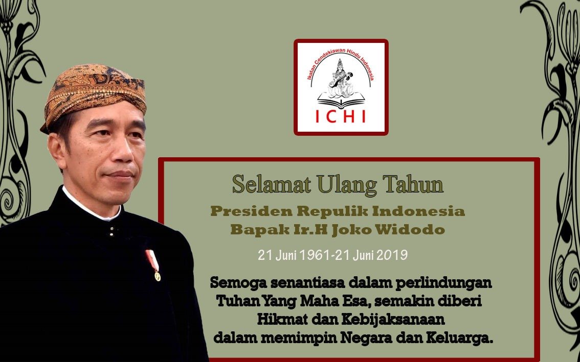 Selamat Ulang Tahun ke 58 Bapak Presiden Joko Widodo – I C H I